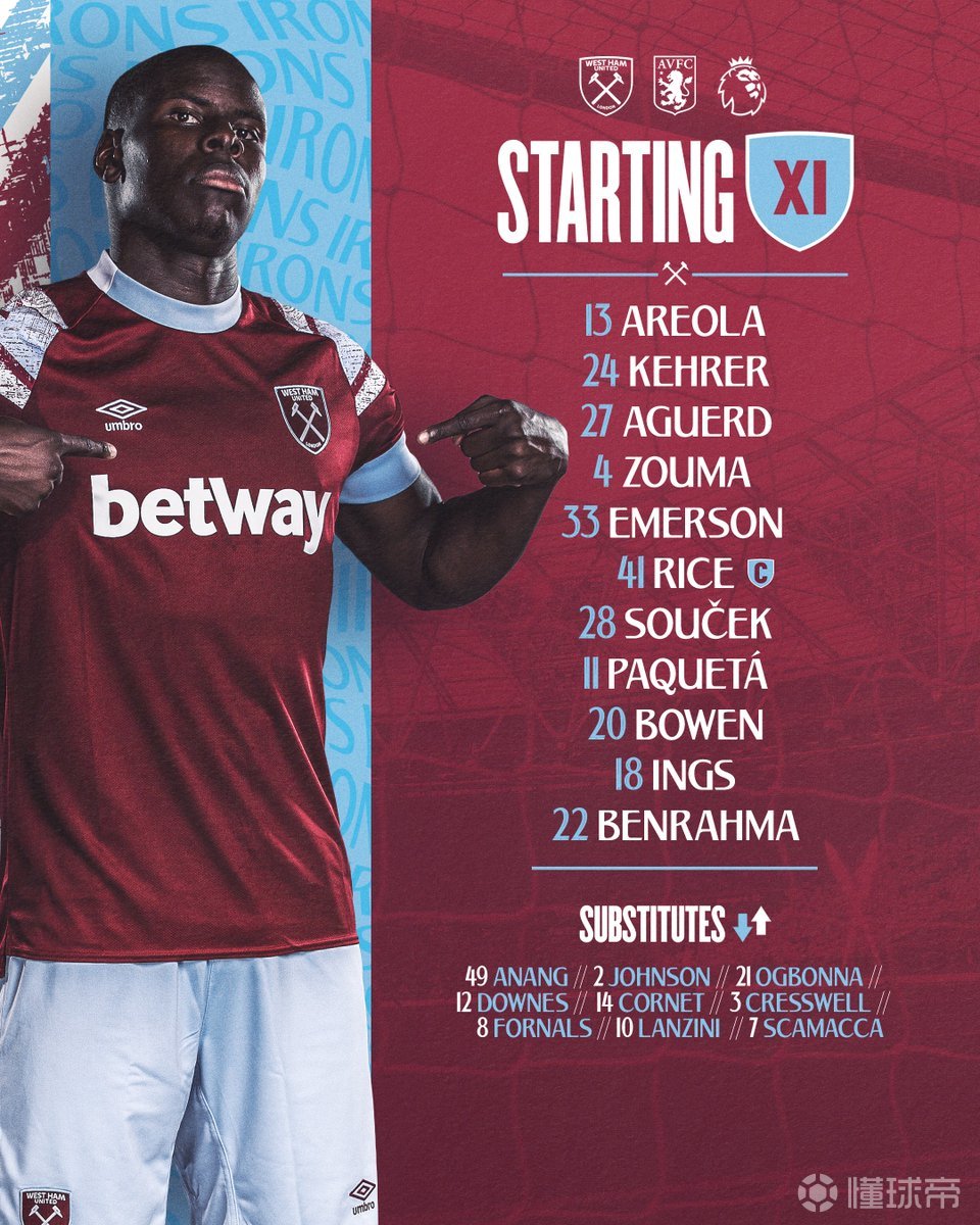 关于阿斯顿维拉对冲西汉姆联,保级逃生战拉开序幕的信息 关于阿斯顿维拉对冲西汉姆联,保级逃生战拉开序幕的信息