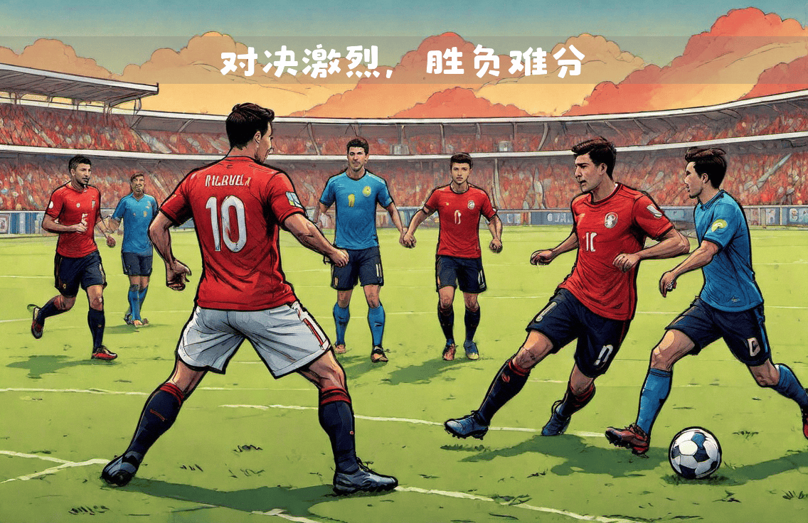 球队之间激烈角逐的欧洲联赛赛场